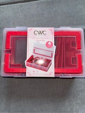 CWC Snack Box with Dividers -
4 Compartments - Love-Snackle Box